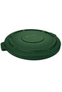 2645 BRUTE Flat Lid for 44 Gal Round Waste Container #RB264560VER