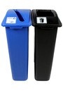 WASTE WATCHER Paper Waste Recycling Station 46 Gal #BU101048000