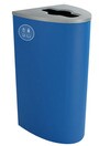 SPECTRUM ELLIPSE Mixed Recycling Container 22 Gal #BU101093000