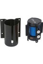 Black Wall Mount Barrier with Magnetic 7' Tape #TQSGR002000