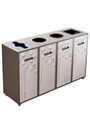 LOUNGE 4-Stream Recycling Station 120L #NILO12004P8GRI