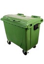 Bac roulant pour la collecte des déchets ou du recyclage 660L #NI067038VER