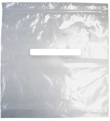 White Printed Bag with zipper #EC300469000