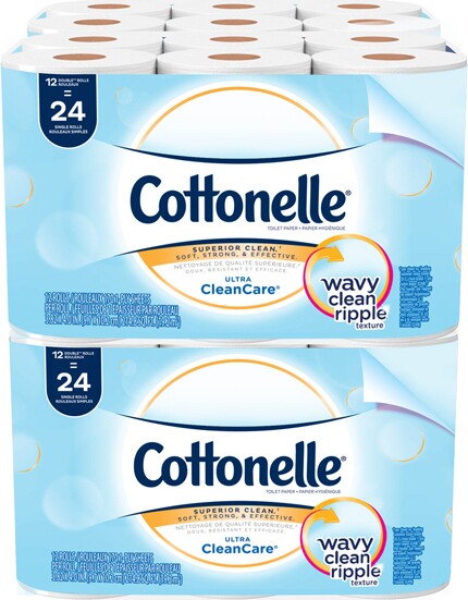 Cottonelle Professional 12456 Toilet Paper Roll, 48 x 170 per Case #KC012456000
