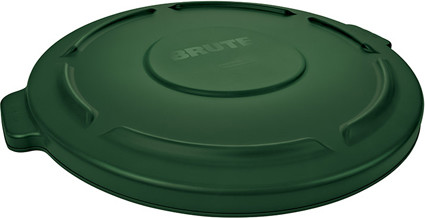 2645 BRUTE Flat Lid for 44 Gal Round Waste Container #RB264560VER