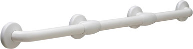 Bariatric Vinyl-Coated Grab Bar with Reinforced Flanges #BO980616420