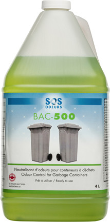Élimineur d'odeur pour poubelles et bacs BAC-500 #SOBAC5004.0 Élimineur d'odeur pour poubelles et bacs BAC-500 #SOBAC5004.0