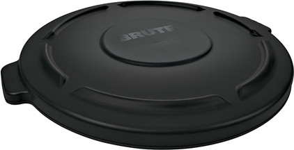 2645 BRUTE Flat Lid for 44 Gal Round Waste Container #RB264560NOI