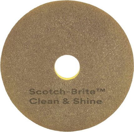 CLEAN AND SHINE Cleaning and Buffing Floor Pads 2 Sides #3M148034000