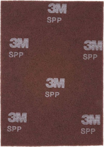 SPP PLUS SCOTCH-BRITE Surface Preparation Floor Pads Maroon #3MFSPPP1218