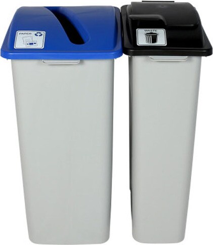 WASTE WATCHER Papers Recycling Station 55 Gal #BU101319000