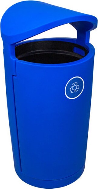 EURO Outdoor Mixed Recycling Container 36 Gal #BU104423000