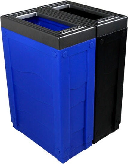 EVOLVE Double Recycling Station 46 Gal #BU101282000
