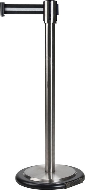 Free-Standing Stainless Steel Barrier with Wheels #TQSDN324000