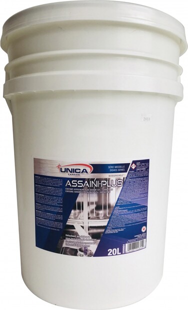 ASSAINI-PLUS Sanitizer and Stain Remover for commercial dishwashers #QCNCHL20000