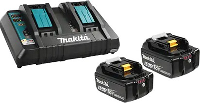 Ensemble de batterie et chargeur pour aspirateur Makita #TQUAE515000