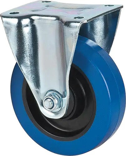 5" Blue Rubber Caster for Kleton Cart #TQ0ML338000