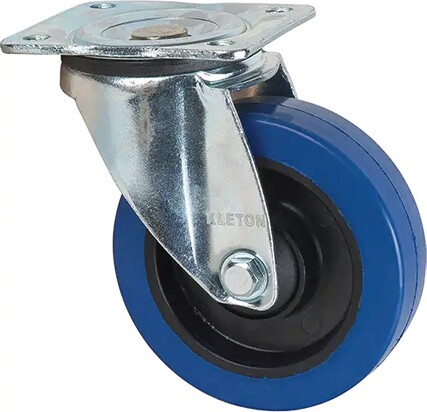 5" Blue Rubber Caster for Kleton Cart #TQ0ML337000