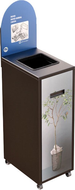 MULTIPLUS Recycling Station with Lid 120L #NIMU120P1PCNOI