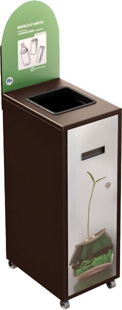 MULTIPLUS Recycling Station with Lid 120L #NIMU120P1COBRU