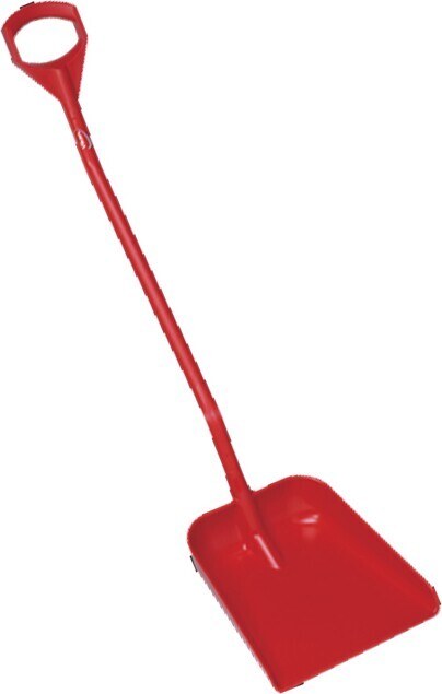 Ergonomic 10" Plastic Shovel with 50" Handle #TQ0JO989000