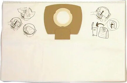 Makita Paper Vacuum Filter Bags, 8 US gal. #TQUAG065000