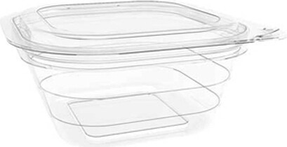 Recyclable Hinged Container with Flat Lid #EC420755000