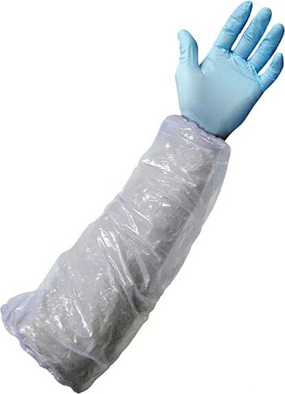 White Disposable 16" Sleeve, 1000 per Case #TQSHB951000