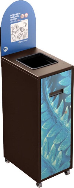 MULTIPLUS Recycling Station with Lid 120L #NIMU120P2MRBRU