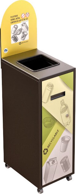 MULTIPLUS Recycling Station with Lid 120L #NIMU120P5PVMNOI