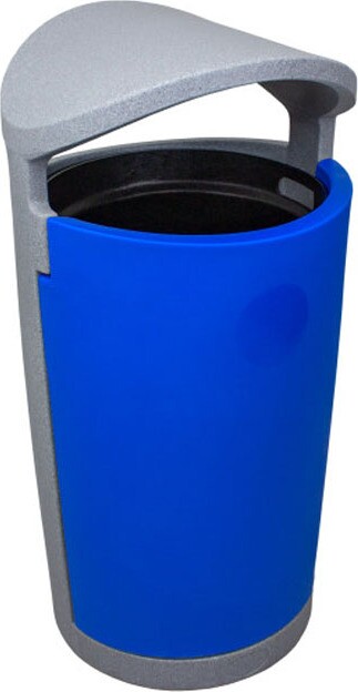 EURO Outdoor Mixed Recycling Container 36 Gal #BU148066000