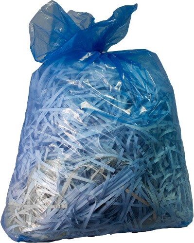 35" x 47" Sacs à ordures Bleu #GO354708BLE