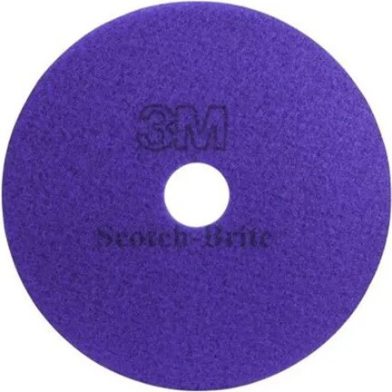 DIAMOND PLUS SCOTCH-BRITE Purple Pads for Stone Floors #3MFN510020P