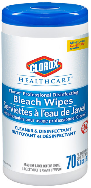 Bleach Disinfecting Wipes CLOROX | #CL001308000 | Montréal, Québec | Lalema  inc.