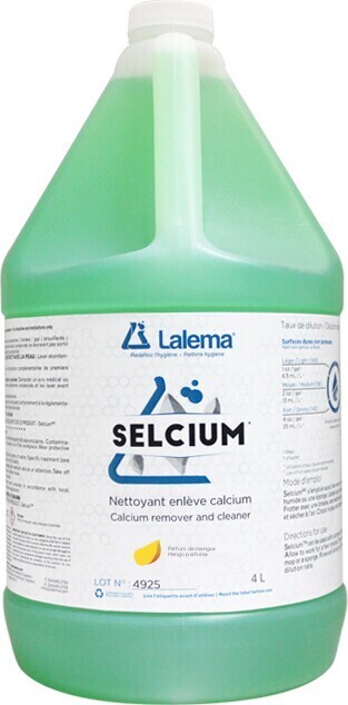 Nettoyant enlève calcium SELCIUM | #LM0049254.0 | Montréal, Québec | Lalema  inc.