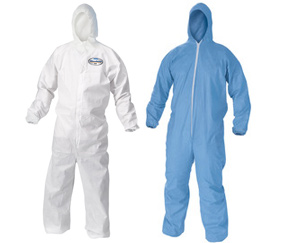 The KleenGuard brand from Kimberly-Clark have different purposes. In this trend, you will be able to find many types of apparel: light-duty, breathable for particle protection, breathable for splash protection, for liquid and particle protection, for bloodborne pathogen and chemical splash protection, flame resistant, for chemical spray protection.